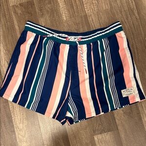 Men’s Small swim trunks. SHEIN - Navy, Pink & Green